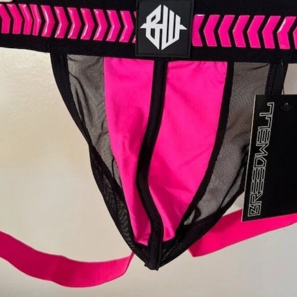 BREEDWELL Size X-Large Daycralwer Athletic Supporter -Neon Pink/Black/White - Picture 3 of 11